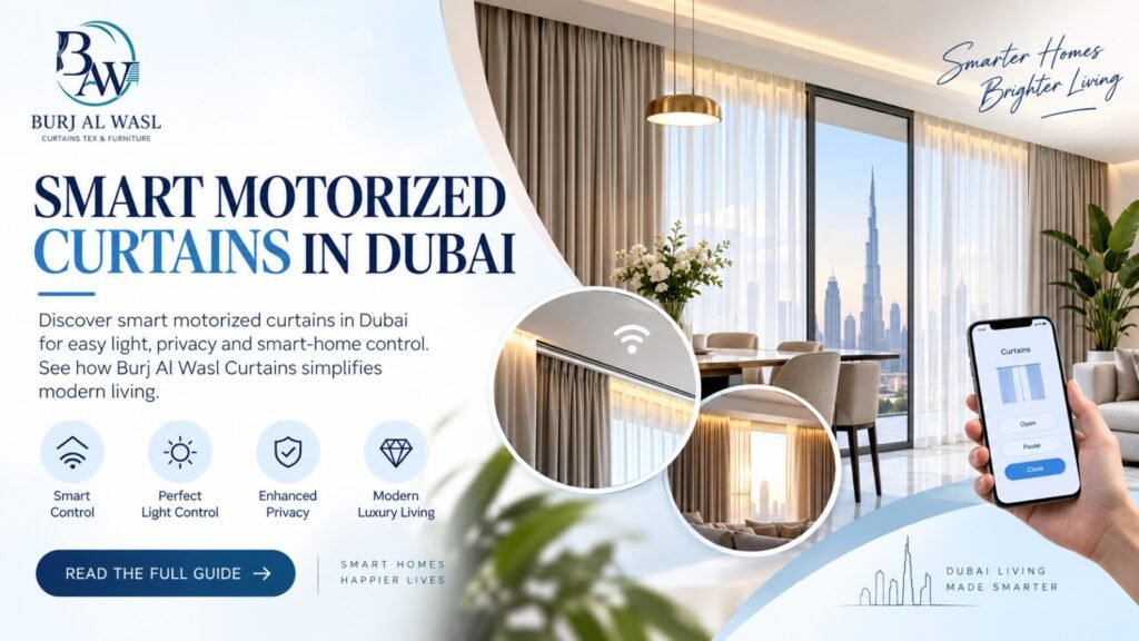 Smart Motorized Curtains in Dubai | Luxury & Comfort